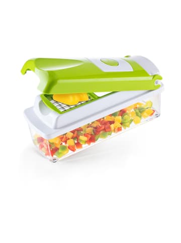 Genius 7tlg. Set: Zerkleinerer "Nicer Dicer smart" in Grün