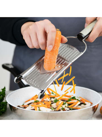 Nicer Dicer 7-częściowy zestaw "Nicer Dicer Speed" w kolorze srebrnym