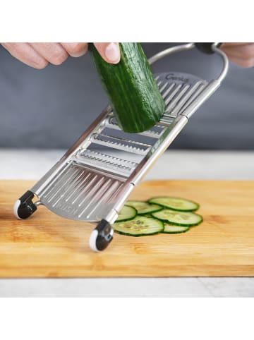 Nicer Dicer 7-częściowy zestaw "Nicer Dicer Speed" w kolorze srebrnym