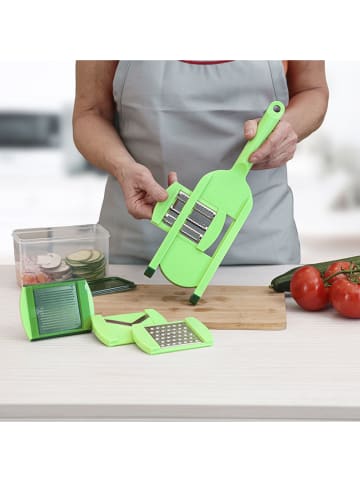 Genius 8-częściowy zestaw "Nicer Dicer Speed Light" w kolorze zielonym