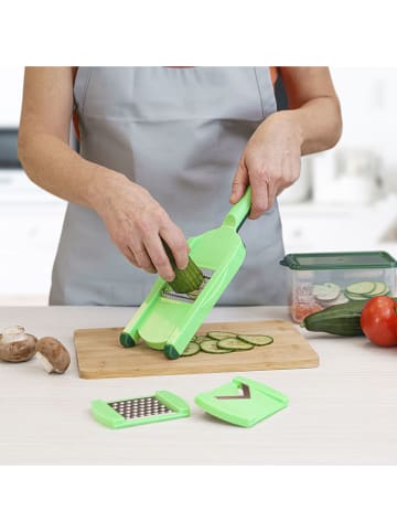 Genius 8-częściowy zestaw "Nicer Dicer Speed Light" w kolorze zielonym