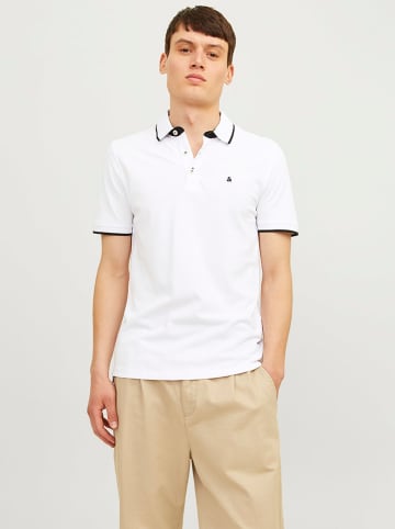 Jack & Jones 2er-Set: Poloshirts "Jjpaulos" in Weiß/ Hellblau