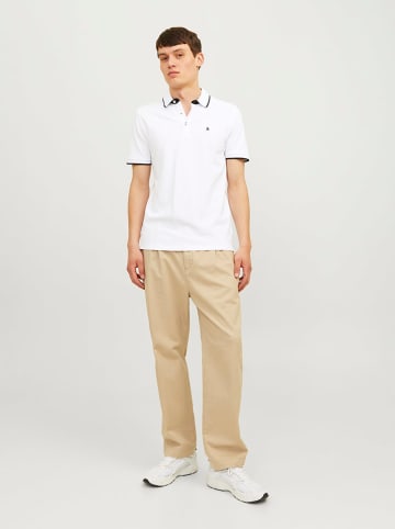 Jack & Jones 2er-Set: Poloshirts "Jjpaulos" in Weiß/ Hellblau