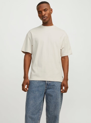 Jack & Jones Koszulka "Jjeurban Edge" w kolorze kremowym