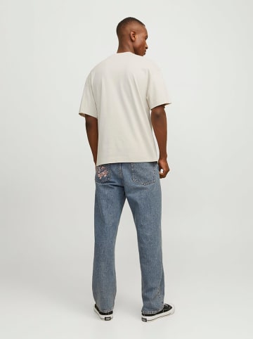 Jack & Jones Koszulka "Jjeurban Edge" w kolorze kremowym