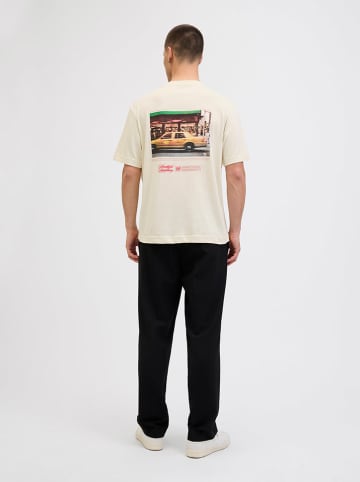 Jack & Jones Shirt "Jorbillyburg Photo" in Creme