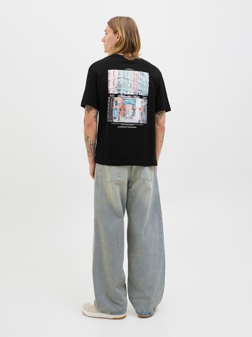 Jack & Jones Shirt "Jorbillyburg Photo" in Schwarz