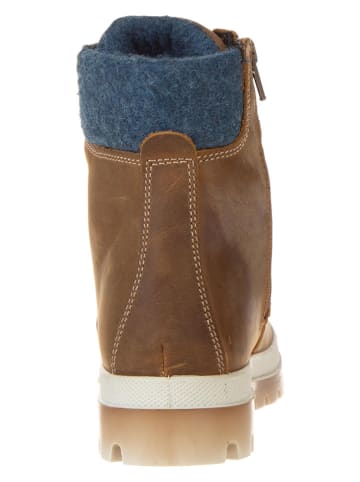 Primigi Leder-Winterboots "Roxy" in Hellbraun