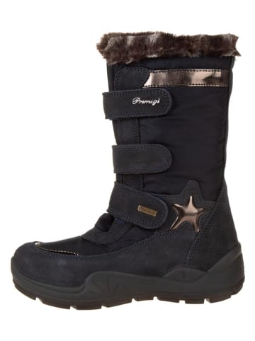Primigi Leder-Winterstiefel "Winger" in Dunkelblau