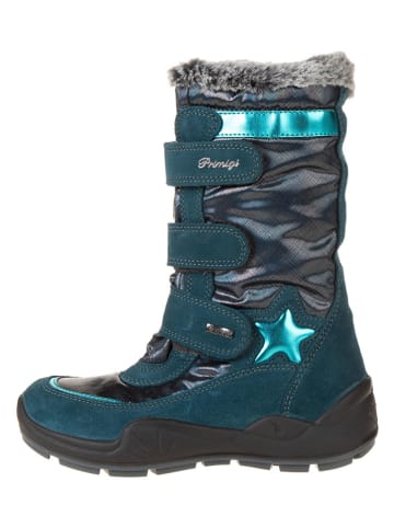 Primigi Leder-Winterstiefel "Winger" in Dunkelblau