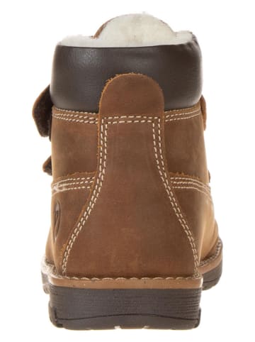 Primigi Leder-Winterboots "Play Casual" in Braun