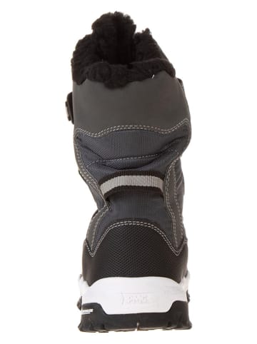 Primigi Skórzane kozaki zimowe "Kid GTX" w kolorze szarym