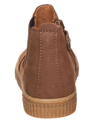 Primigi Leder Chelsea-Boots in Hellbraun