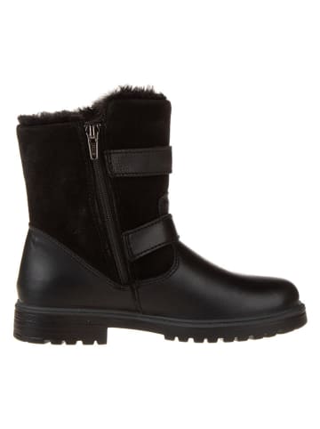 Primigi Skórzane kozaki zimowe "Chris" w kolorze czarnym