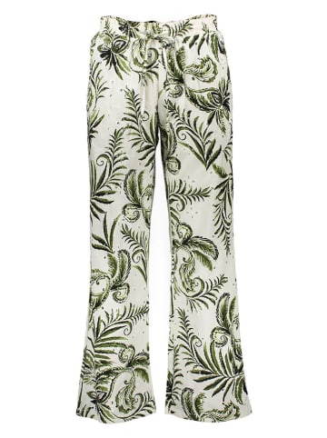 SisterS point Hose in Creme/ Grün