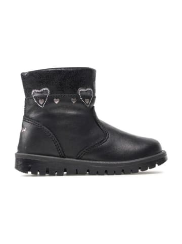 Primigi Leder-Ankle-Boots in Schwarz