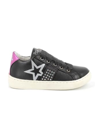 Primigi Skórzane sneakersy w kolorze czarnym