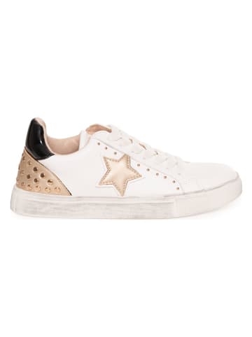 Twinset Sneakers wit/goudkleurig