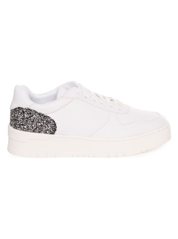 Twinset Sneakers wit/zwart/zilverkleurig