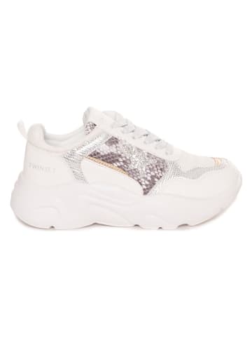Twinset Sneakers wit/zilverkleurig