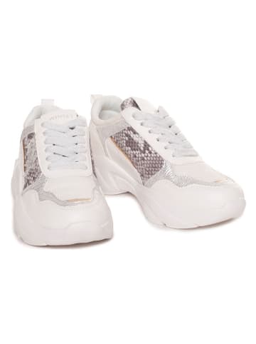 Twinset Sneakers wit/zilverkleurig