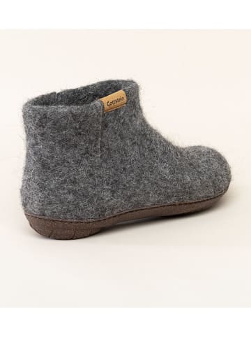 kitz-pichler Wollen pantoffels "Magicfelt 738 RU" grijs