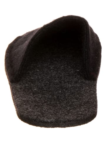 kitz-pichler Woll-Hausschuhe "Happy" in Schwarz