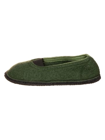 kitz-pichler Woll-Hausschuhe "Ronja GM" in Khaki