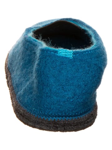 kitz-pichler Woll-Hausschuhe "Ronja GM" in Blau