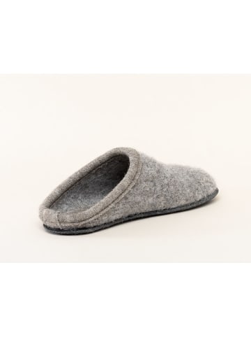 kitz-pichler Wolvilten pantoffels "Alpine Light Natur" grijs