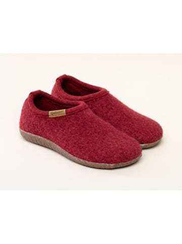 kitz-pichler Wollfilz-Hausschuhe "Alpine Midcut RU" in Rot