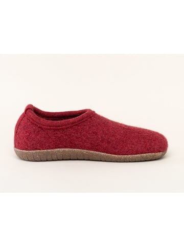 kitz-pichler Wollfilz-Hausschuhe "Alpine Midcut RU" in Rot