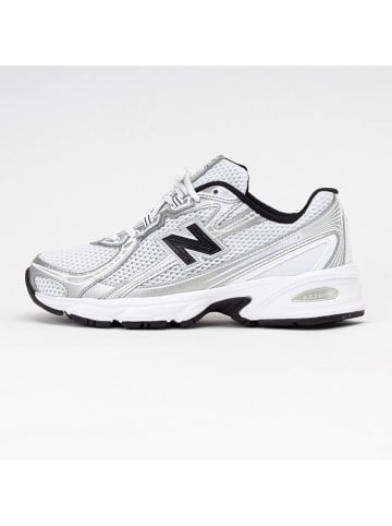 New Balance Sneakers "740" in Weiß/ Schwarz/ Silber