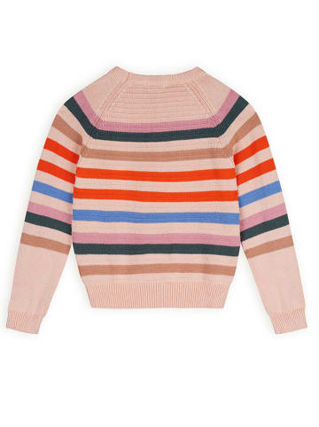 NONO Pullover "Kelias" in Rosa/ Bunt