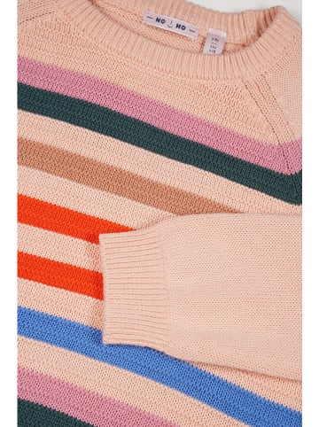 NONO Pullover "Kelias" in Rosa/ Bunt