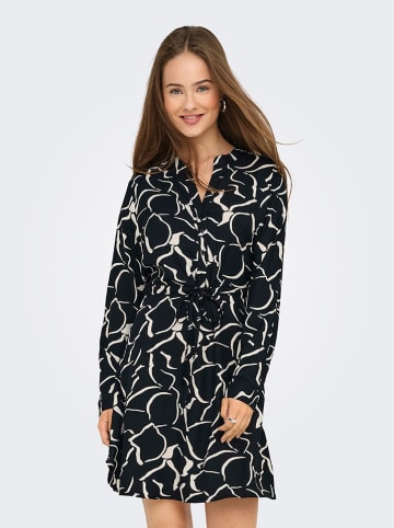 ONLY Kleid in Schwarz/ Weiß