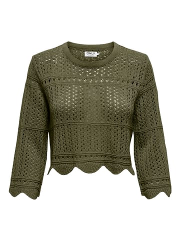 ONLY Sweter w kolorze khaki
