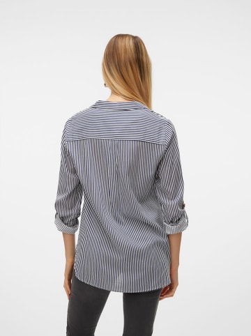 Vero Moda Blouse donkerblauw/wit