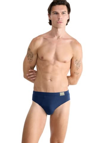 Sloggi 2er-Set: Slips ''Go Natural'' in Blau/ Grau