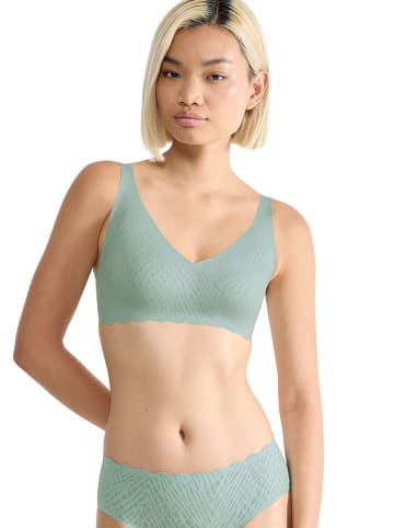 Sloggi Biustonosz "Zero Feel" w kolorze błękitnym