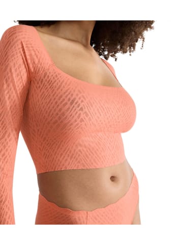 Sloggi Longsleeve "Zero Feel" abrikooskleurig