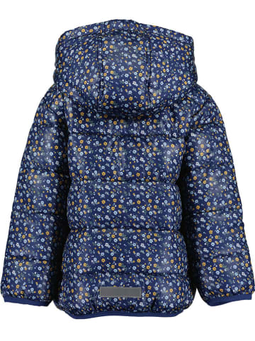 Blue Seven Doorgestikte jas donkerblauw