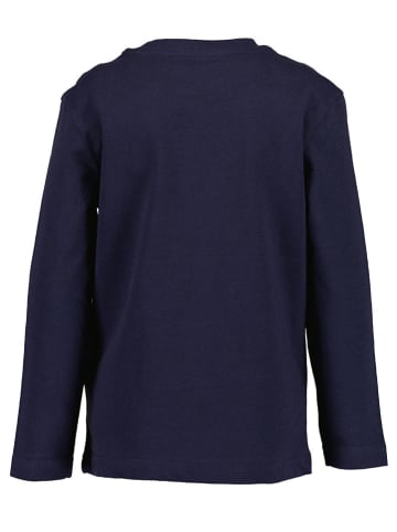 Blue Seven 2-delige set: longsleeves donkerblauw/rood