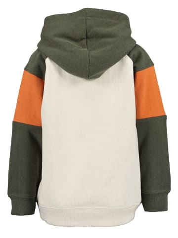 Blue Seven Hoodie kaki/crème/oranje