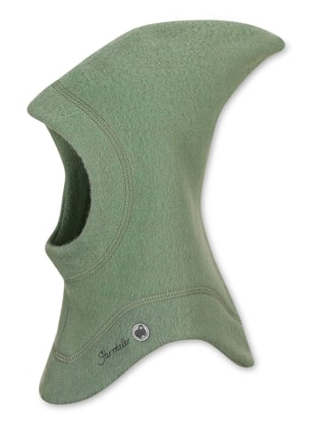 Sterntaler Woll-Sturmhaube in Grün
