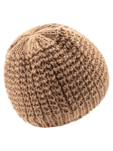 Sterntaler Strickmütze in Hellbraun