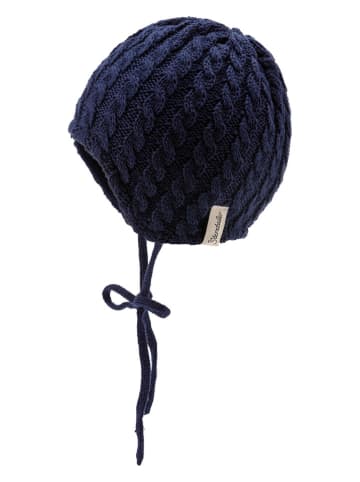 Sterntaler Strikmuts donkerblauw