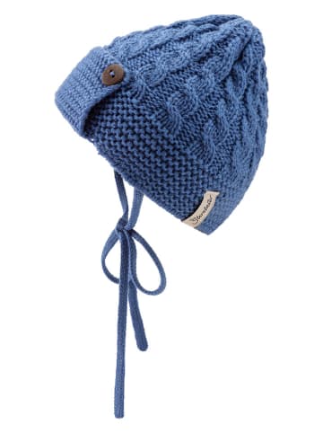 Sterntaler Strikmuts blauw