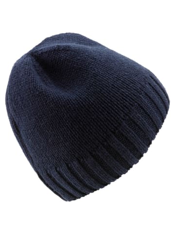 Sterntaler Woll-Strickmütze in Dunkelblau