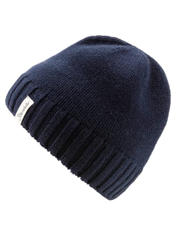 Sterntaler Woll-Strickmütze in Dunkelblau